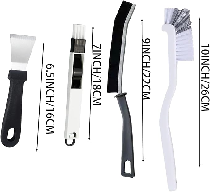 13 Pcs Crevice Cleaning Brush Tools Thin Hard Bristle Gap Brushes Small Spaces Cleaning Supplies for Bathroom Shower Bottle Corner Grout Kitchen Toilet Cup Sink Window Track Narrow Crevice Tool