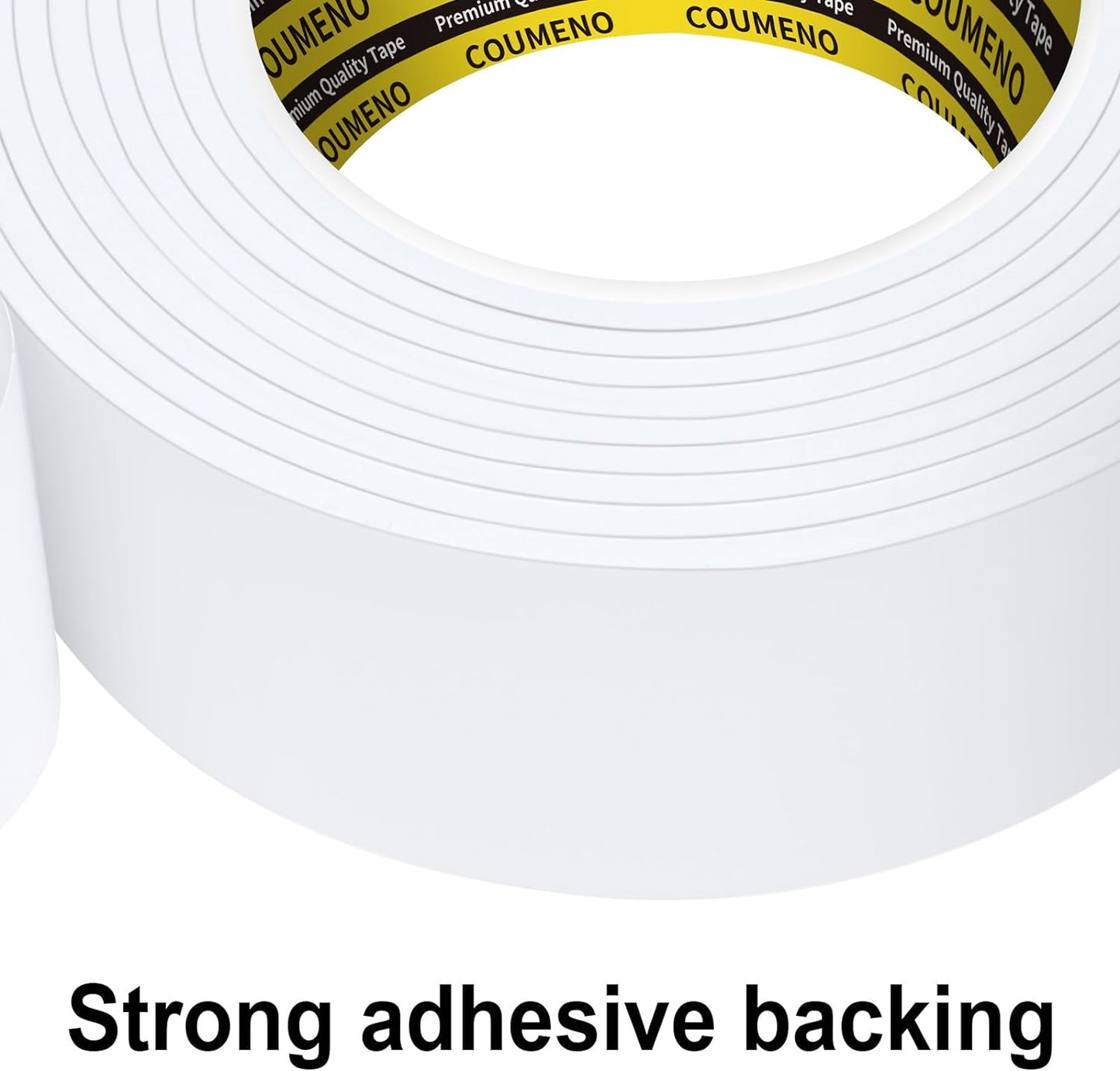 Single-Sided Adhesive White Foam Tape (EVA Material), 1inX9.84FT Single-Sided Sealing Foam pad Sponge Tape for Window Waterproofing, self-Adhesive, Suitable for Sealing Doors and Windows