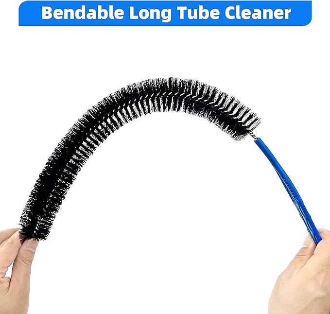 Flexible Cleaning Tool,Bendable Sewer Drain Brush, Long Pipe Cleaner for Home Kitchen Sink, Shower and Tub Hair Clogs