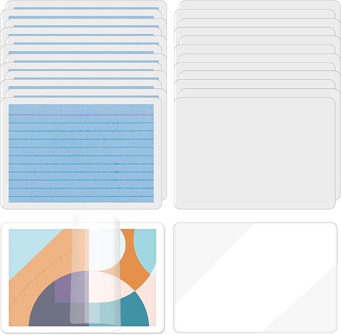 200 PCS Index Card Laminating Pouches, 3x5 File Card Laminating Pouches 5mil Thermal Laminating Pouches Luggage Tag Laminating Pouches for Work Permits Pass Cards Student ID Cards