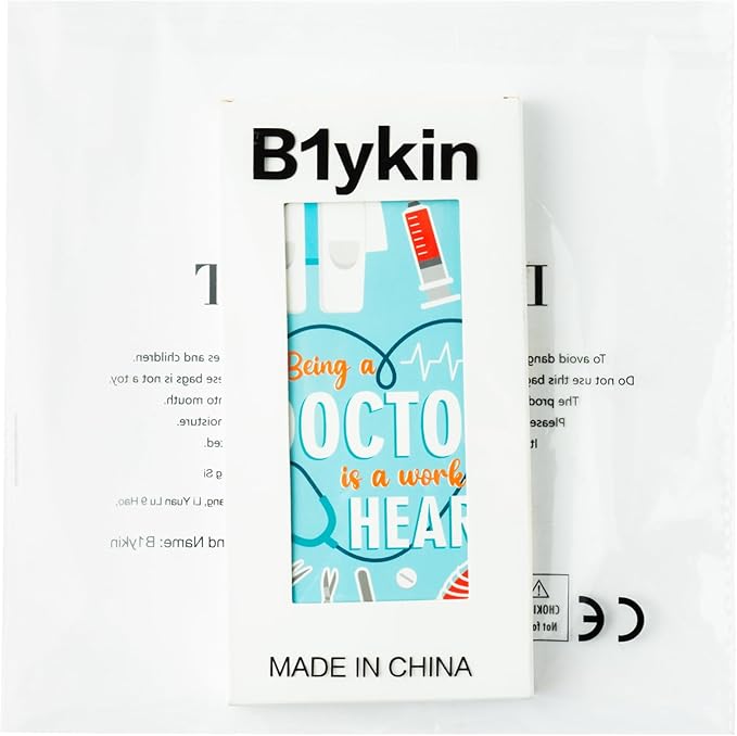 B1ykin Cute Sticky Notes Set - Being A Doctor is A Work of Heart Self-Stick Notes Pad, 550 Sheets Writing Memo Pages Sticky Notepad for Teacher Appreciation Gifts, School Office Supplies (Doctor)