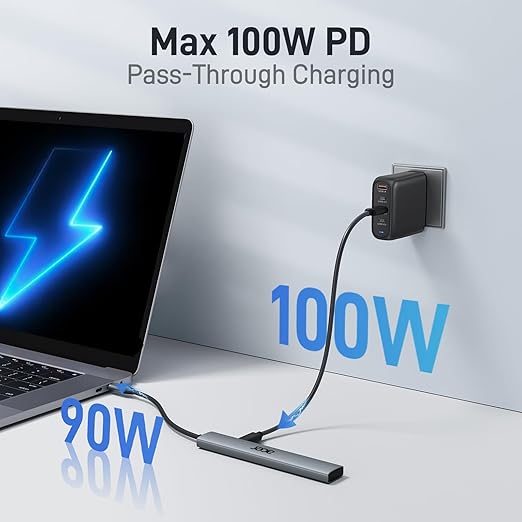acer 5 in 1 USB C Hub Bunlbe with USB C to HDMI Cable