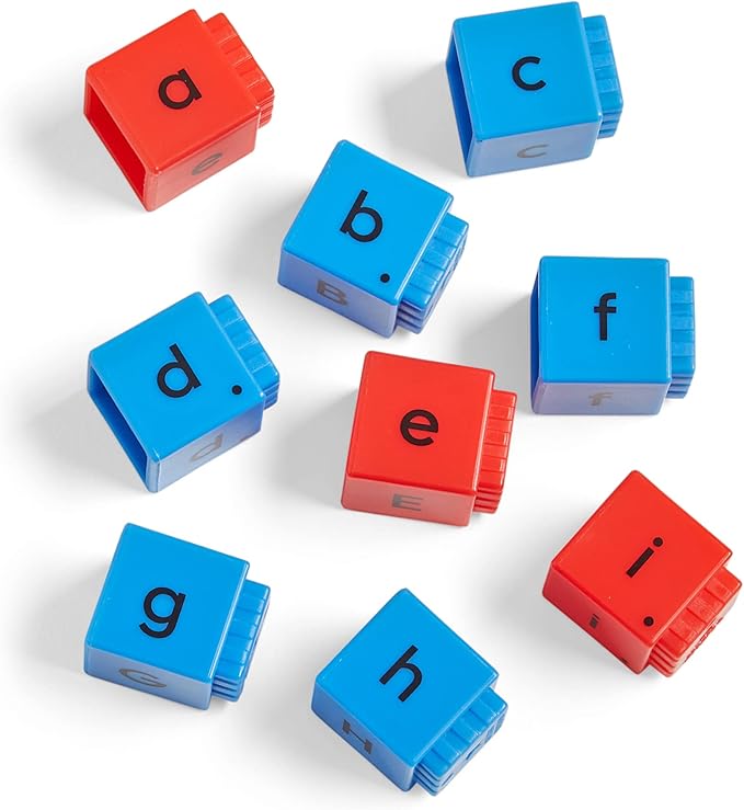 hand2mind Reading Rods Phonics Word-Building, Word Building Activities, Spelling Toys, Montessori Alphabet Letters, Reading Tools for Kids, Science of Reading Manipulatives, Phonemic Awareness
