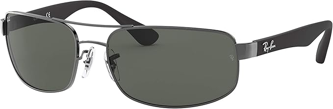 Ray-Ban mens Rb3445 Rectangular Sunglasses