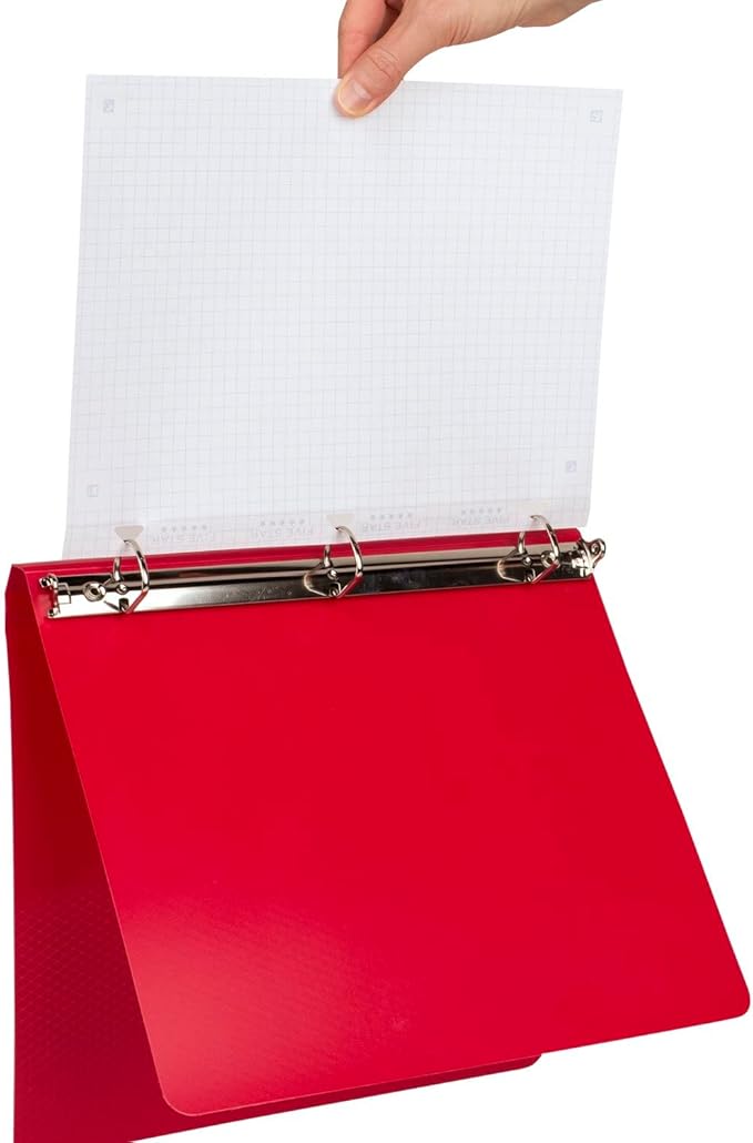Five Star Loose Leaf Graph Paper, Reinforced Filler Paper, Fights Ink Bleed, 8.5 x 11, 80 Sheets (Pack of 2), White