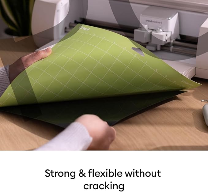 Cricut Cutting Mat Variety Pack (4 Count, 12in x 24in) - for Explore & Maker Machines - Includes 2 StandardGrip, 1 LightGrip, 1 StrongGrip