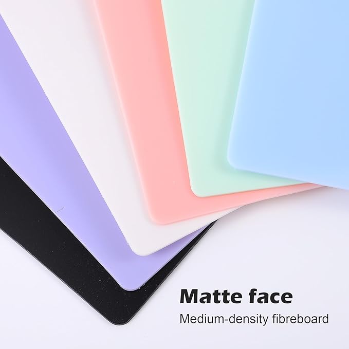 12 Pack Plastic Clipboard Assorted Colors Office Clipboard 12.5 x 9 Inch