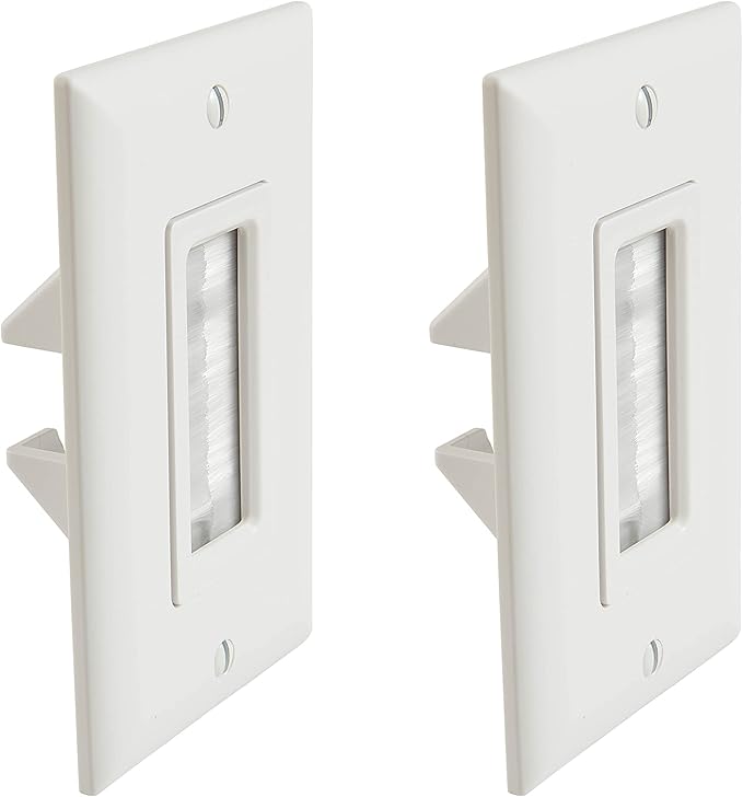 SANUS in-Wall Cable Management Kit - Hides AV Cables Behind The Wall - SA-IWCM2-W1