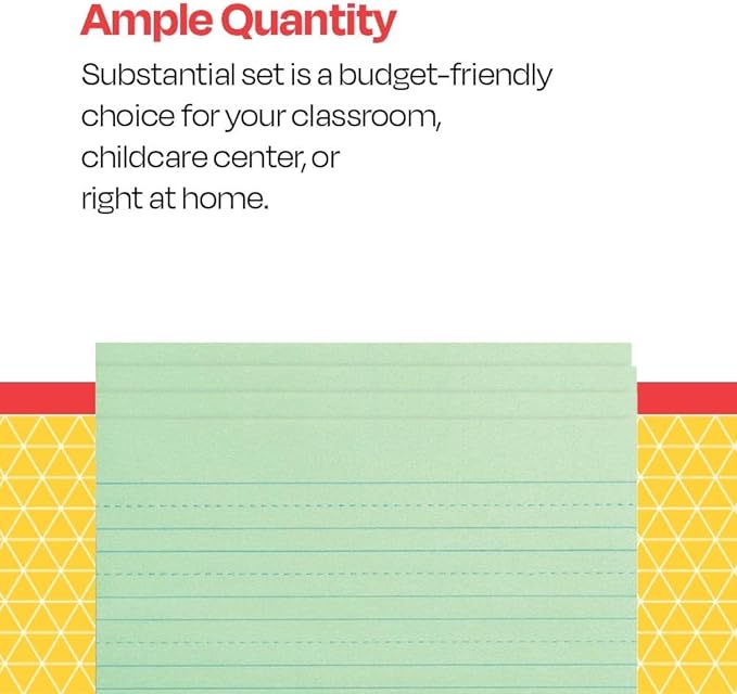 School Smart Green Newsprint Practice Paper, 1 Inch Rule, 12 x 9 Inches, 500 Sheets