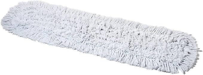 36 Inch Commercial Dust Mop Replacement Head – Reusable Cotton Dust Mop Refill for Floor Cleaning and Janitorial Use