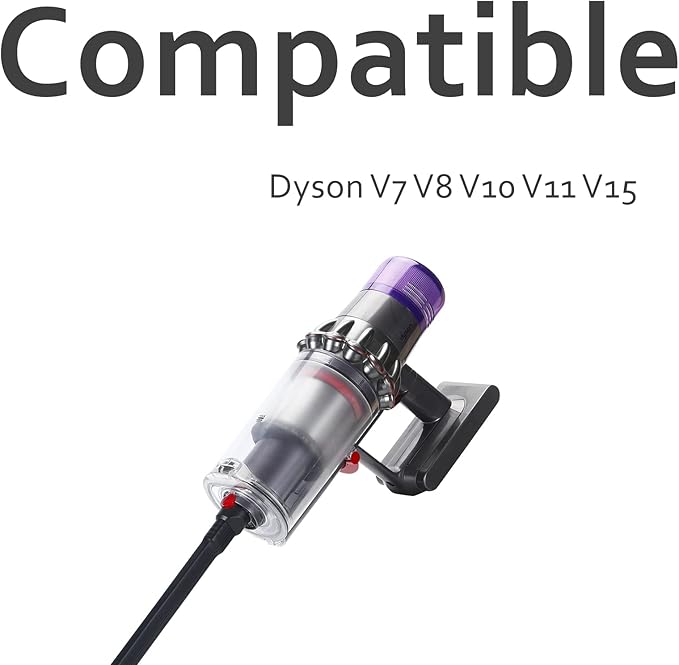 Flexible Crevice Tool for Dyson V7 V8 V10 V11 V15 Cordless Vacuum, Hose Attachment for Dryer Vent, Car Detailing, Corners and Gaps Cleaning - 17 Inches