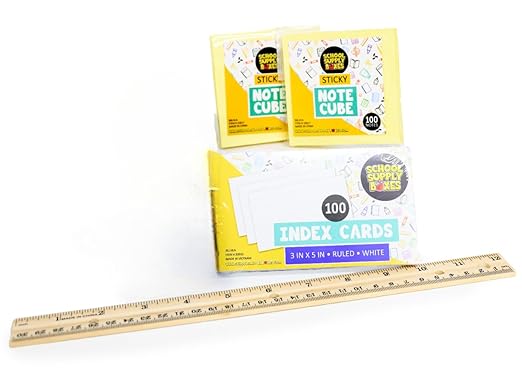 Ultimate High School and College Bundle | Case (2 Boxes) | School Supply Boxes - Back to School Essentials | Includes Notebooks, Tab Dividers, Pencils, Highlighters, & More