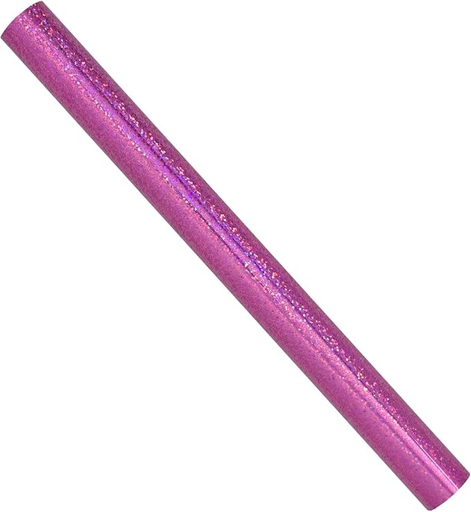 Coolprints Foil for Laminator and Laser Printer, Foil for Toner, Special Colors, Roll of 12.6 Inches x 32.8 Feet (Pink Holographic Glitter)