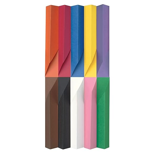 SunWorks® Construction Paper, 10 Assorted Colors, 9" x 12", 50 Sheets Per Pack, 10 Packs