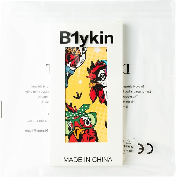 B1ykin Cute Sticky Notes Set - Chicken Scratch Self-Stick Notes Pad, 550 Sheets Writing Memo Pages Sticky Notepad for Teacher Appreciation Gifts, School Office Party Favors Supplies (Funny Chicken)