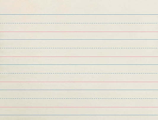 School Smart Zaner-Bloser Writing Paper, Handwriting Practice Lined Paper, Grade K Learning, 1-1/8 Inch Rule, 10-1/2 x 8 Inches, 500 Sheets