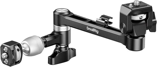 SMALLRIG Magic Arm with 360° Ball Head & Damping Arm, Monitor Mounts Designed for Shoulder or Tripod Shooting, Built-in Cable Organizer, 2.0kg (4.4lb) Load, 145mm (5.7") Length 5141