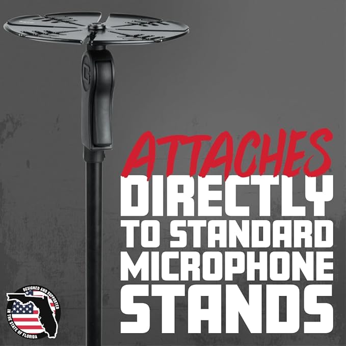 Gator Frameworks Microphone Stand Cable Hanger & Organizer, Prevents Cables from Over-Coiling or Kinking (GFW-CABLEHNGRTRAY)