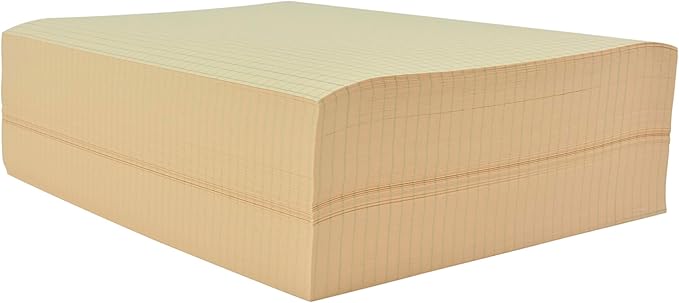 School Smart Graph Paper, 1/4 Inch Rule, 9 x 12 Inches, Manila, Pack of 500