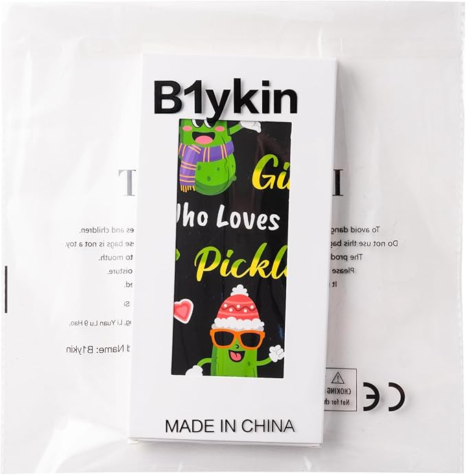 B1ykin Cute Sticky Notes Set - Just A Girl Who Loves Pickles Self-Stick Notes Pad, 550 Sheets Writing Memo Pages Sticky Notepad for Teacher Appreciation Gifts, School Office Supplies (Pickles)