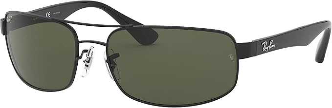 Ray-Ban mens Rb3445 Rectangular Sunglasses