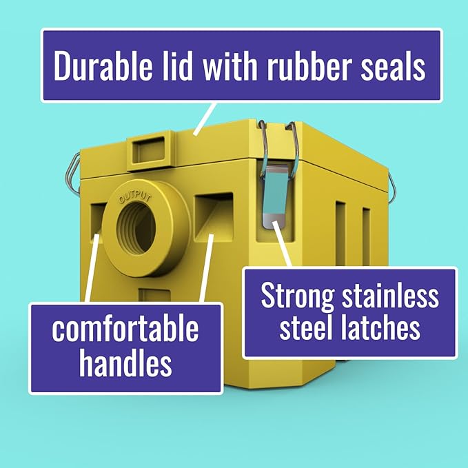 Home Grease Trap plastic 5 GPM Under Sink for Kitchen Sink