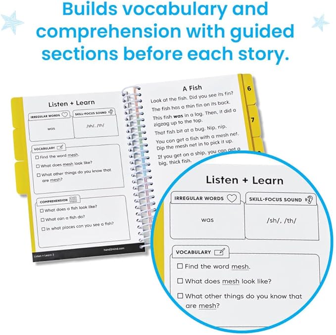 hand2mind Guided Phonics + Beyond Decodable Books Unit 3, Books for Beginning Readers, Science of Reading Classroom Materials, Learn to Read Leveled Readers, Preschool Curriculum for Teachers