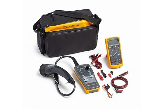 Fluke FEV100/TY 1 Kit for Electrical Vehicle Charging Station Testing, with Type 1 Plug for EVSE, 87V Multimeter, and TL224 Test Leads