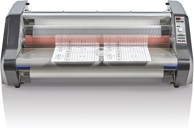 GBC Ultima 65 Thermal Roll Laminator, 27" Maximum Width, 10 Minute Warm-Up, School Lamination, Gray (1710740)
