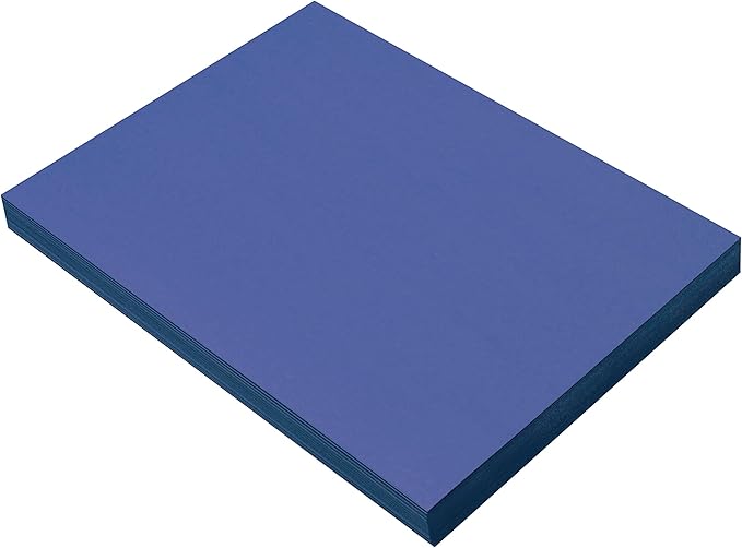 Prang (Formerly SunWorks) Construction Paper, Blue, 9" x 12", 100 Sheets