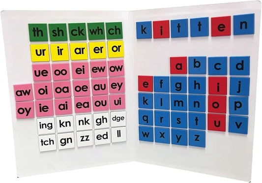 Elementary Magnet Set with Folding Board Made in The USA with Solar Power