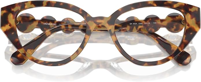 Swarovski womens Sk2024 Cat Eye Prescription Eyewear Frames