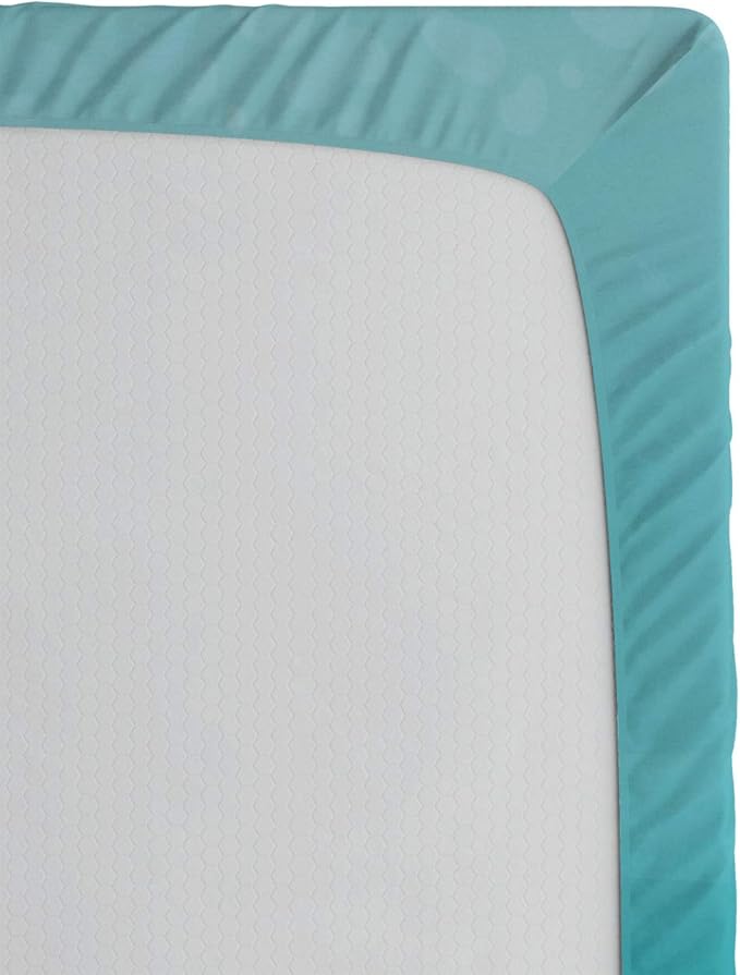Ambesonne Narwhal 2 Pack Fitted Sheet, Cartoon Mammal Drawing, Bed Cover All-Round Elastic Deep Pockets 2 Pieces, Package Contains 2 Queen Size Fitted Sheets, Seafoam White