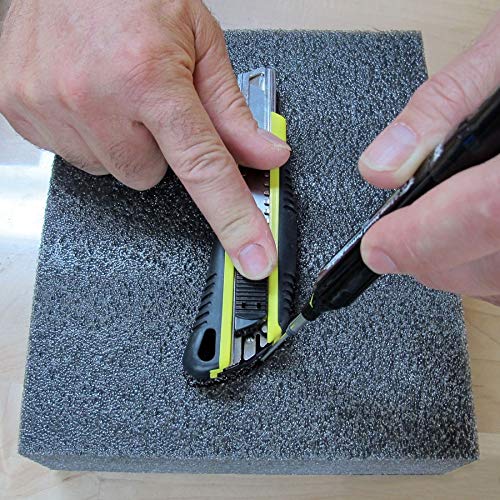 FastCap Kaizen Foam Sheet for Tool Organizers and Storage - Perfect for Professional Contractors and Technicians - 57mm Thickness, 2' x 4' Sheet Size, Black & White