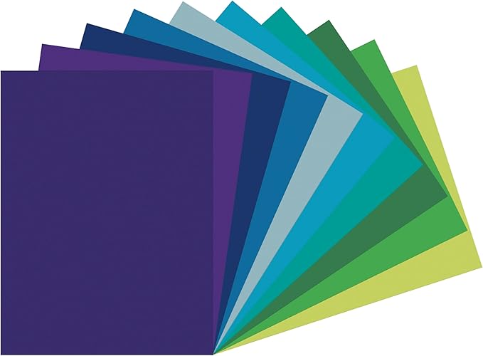 Tru-Ray Construction Paper 9x12" Cool Color Assortment