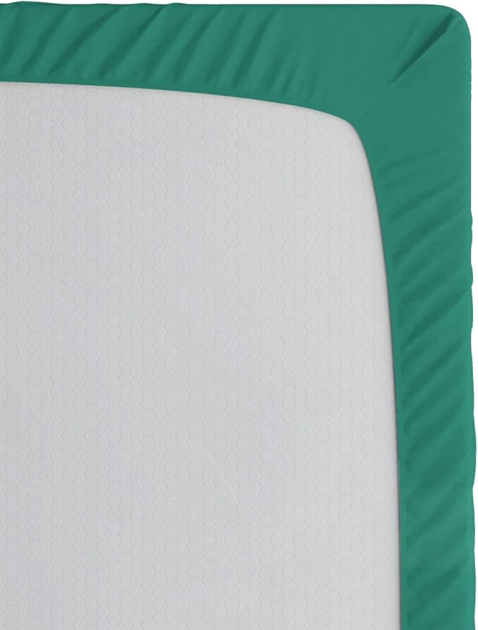 Ambesonne Dog Lover 2 Pack Fitted Sheet, Simplistic of Dog, Bed Cover All-Round Elastic Deep Pockets 2 Pieces, Package Contains 2 Full Size Fitted Sheets, Seafoam Grey