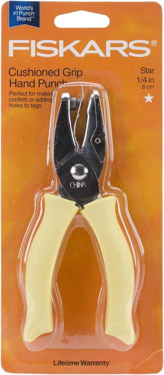 Fiskars Hand Punch - Star, .25"