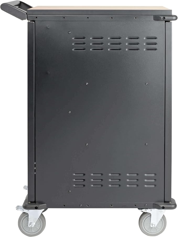 Tripp Lite 21-Port AC Mobile Charging Cart Storage Station for Chromebooks, iPads, Laptops, Tablets, Black (CSC21AC)