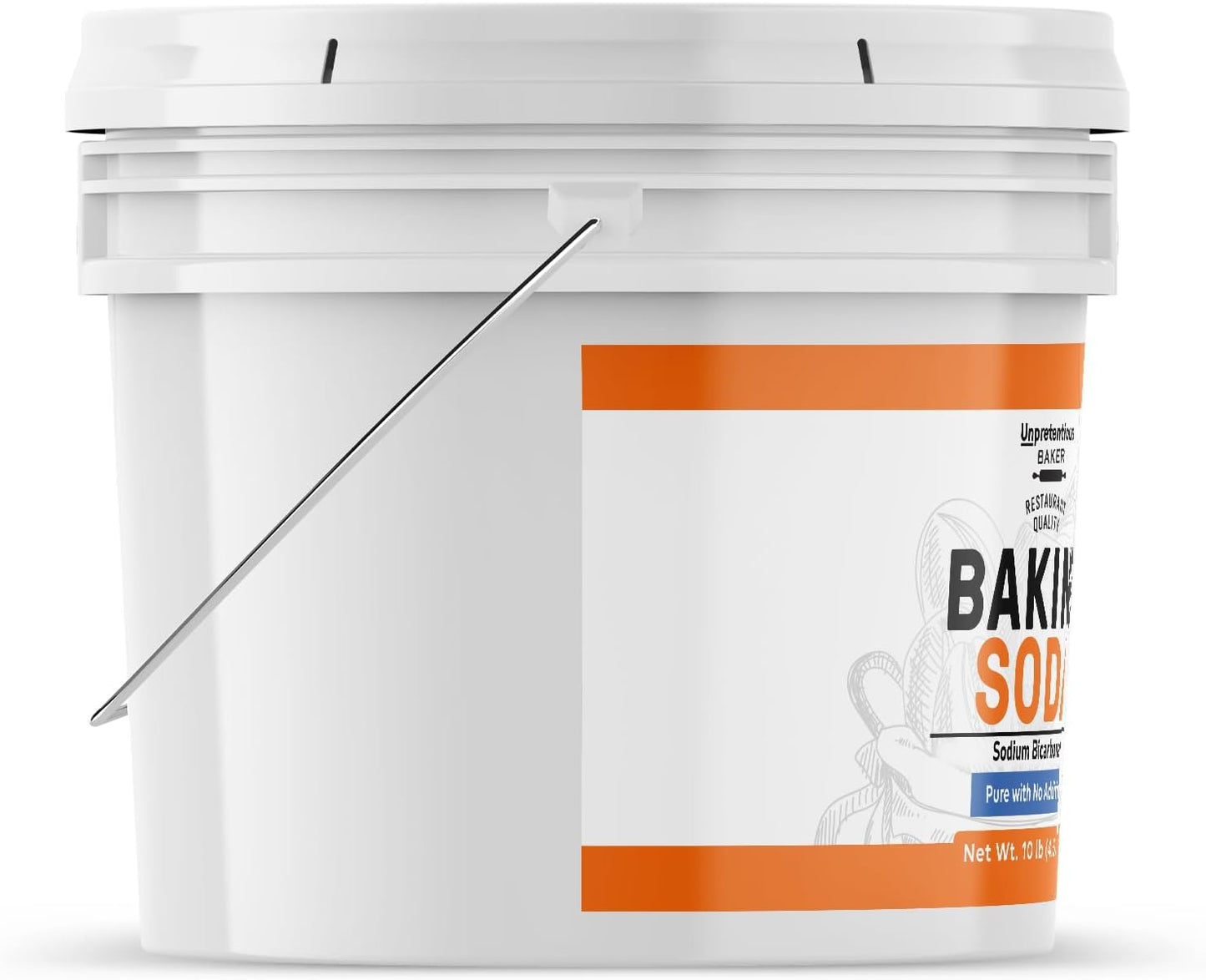Unpretentious Baking Soda (1 Gallon), Cooking, Baking, Cleaning & More