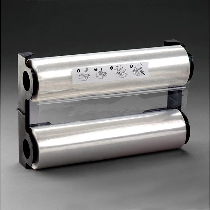 Scotch 3M Dual Laminate Refill, 12 Inches x 100 Feet Roll, Heat-Free Laminating (DL1001)