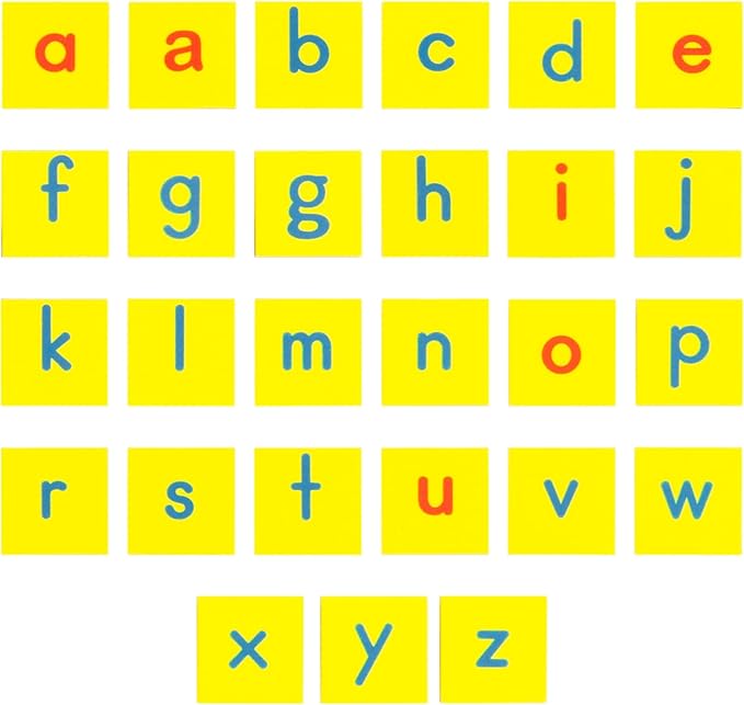 Really Good Stuff EZread Magnetic Word Building Kit - 1 Tray, 52 Letters