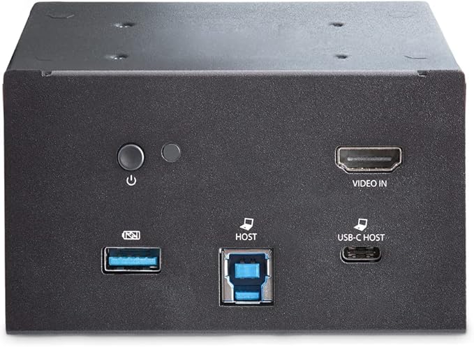 StarTech.com 4K USB-C or USB-A Docking Station Module for Conference Table Connectivity Box - 4K HDMI - 60W USB-C Power Delivery, 4X USB, RJ45 (MOD4DOCKACPD)