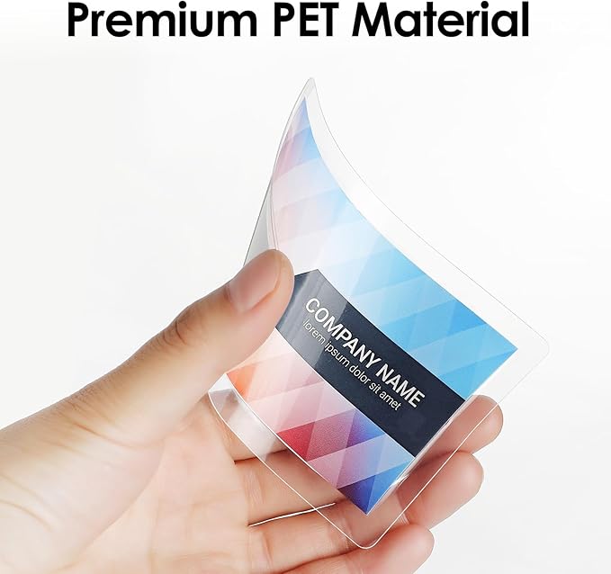 KTRIO 50 Pack Self Sealing Laminating Pouches, 2.6” x 3.9”, 10 Mil Thick Self Adhesive Laminating Sheets, Business Card Laminating Paper, Clear Laminate Sheets, No Laminator Machine Needed, No Heat