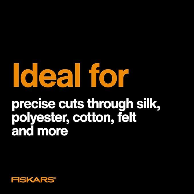 Fiskars RazorEdge Fabric Scissors - 9" Heavy Duty Fabric Shears with SoftGrip Ergonomic Handle, Premier Grade Stainless Steel Blades