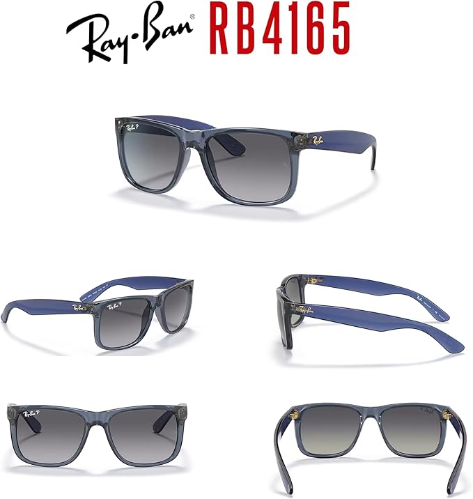 Ray-Ban RB4165 JUSTIN Sunglasses For Men For Women+BUNDLE with ACCESSORY EYEWEAR KIT