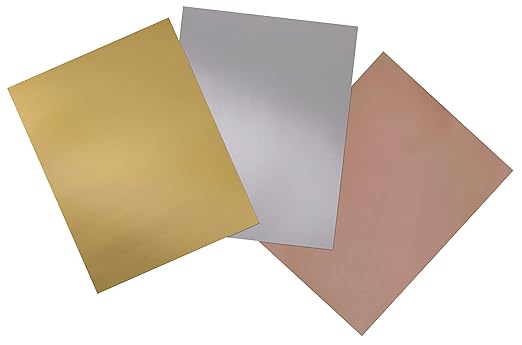 Pacon 5499-1 Poster Board, 22" x 28" Size, Metallic Silver/White (Pack of 25)