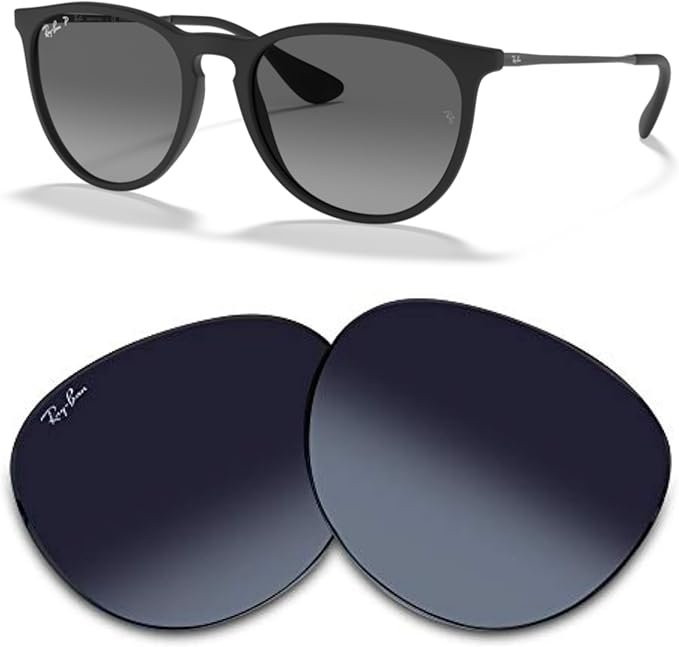 Ray-Ban Original RB4171 ERIKA Replacement Lenses For Women+BUNDLE with ACCESSORY EYEWEAR KIT