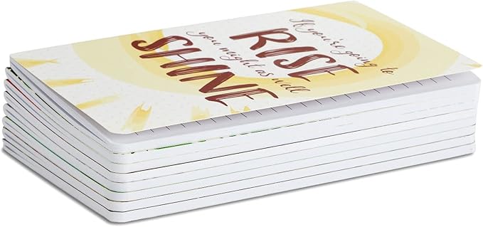8 Pack Inspirational Notebooks with Motivational Quotes Bulk, 5x8 Lined Journals for Women, Students, Appreciation Gifts, Friends, Teachers