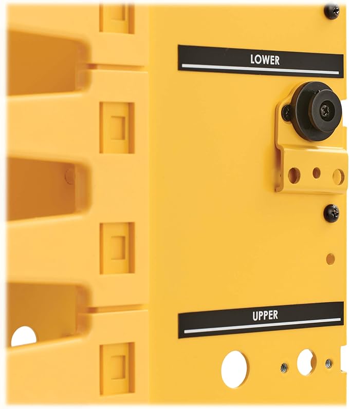 Tripp Lite Vertical Cable Manager, High-Capacity Deep Double Finger Duct, Front-Facing Cover, Two 3.5 feet Tall Sections, 6 inch Wide x 11.4 inch Depth, Yellow, 5-Year Warranty (SRCABLEVRT6HDFC)