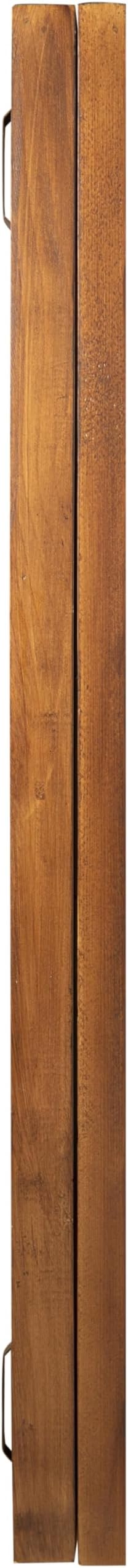 Flash Furniture Banks Jersey Display Case, Hanging PVC Tube, Velvet Lined Back, Foam Sheet Insert, Acrylic Window, Anti-Theft Lock with Keys, 24x36, Rustic Brown
